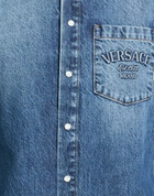 Versace Mens Denim shirt in Blue
