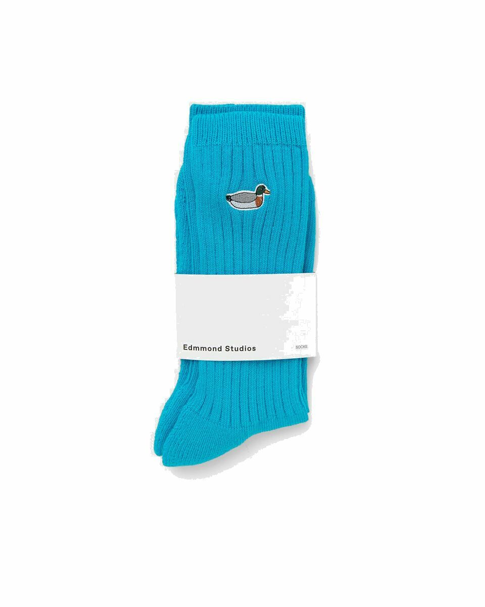 Photo: Edmmond Studios Duck Socks Blue - Mens - Socks