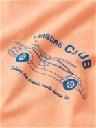 Pasadena Leisure Club - Scenic Route Cotton-Jersey T-Shirt - Orange