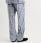 Hugo Boss - Checked Cotton-Poplin Pyjama Trousers - Blue