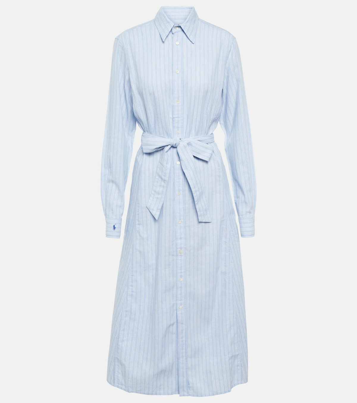 Polo Ralph Lauren Striped linen and cotton shirt dress Polo Ralph Lauren