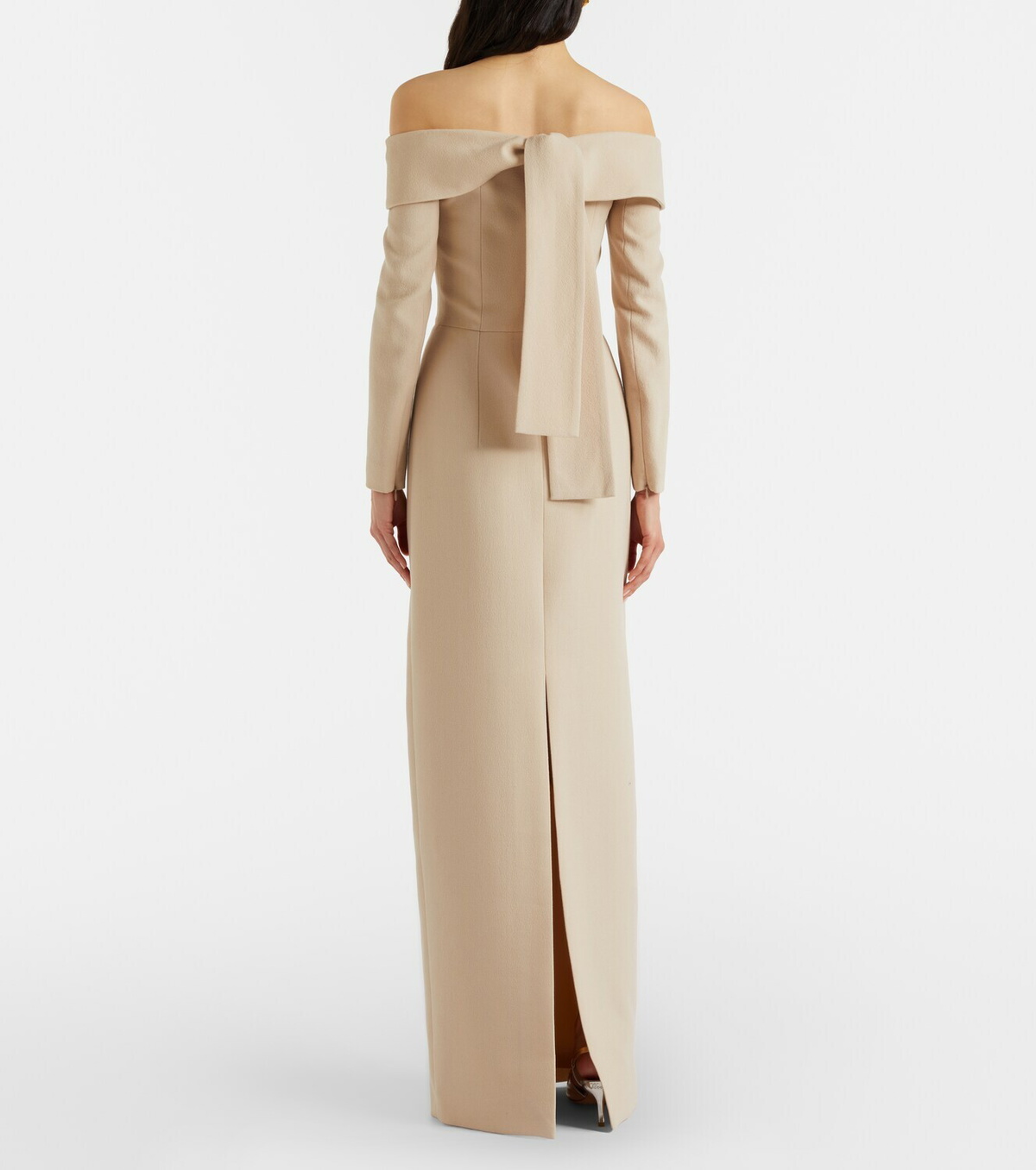 Emilia Wickstead Nosrat wool crêpe bustier dress
