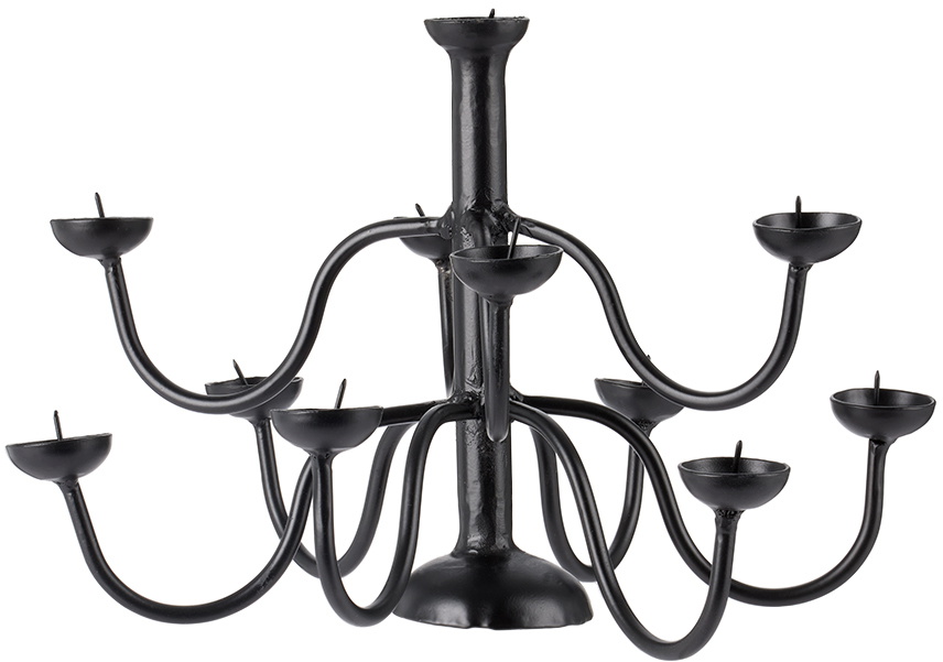 Gohar Black Taper Candelabra