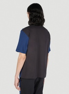 Champion x Anrealage - Contrast Panel T-Shirt in Dark Blue