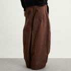 YMC Men's Garment Dyed Modal Deadbeat Trouser in Brown