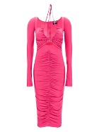 Versace Jeans Couture Ruched Midi Dress