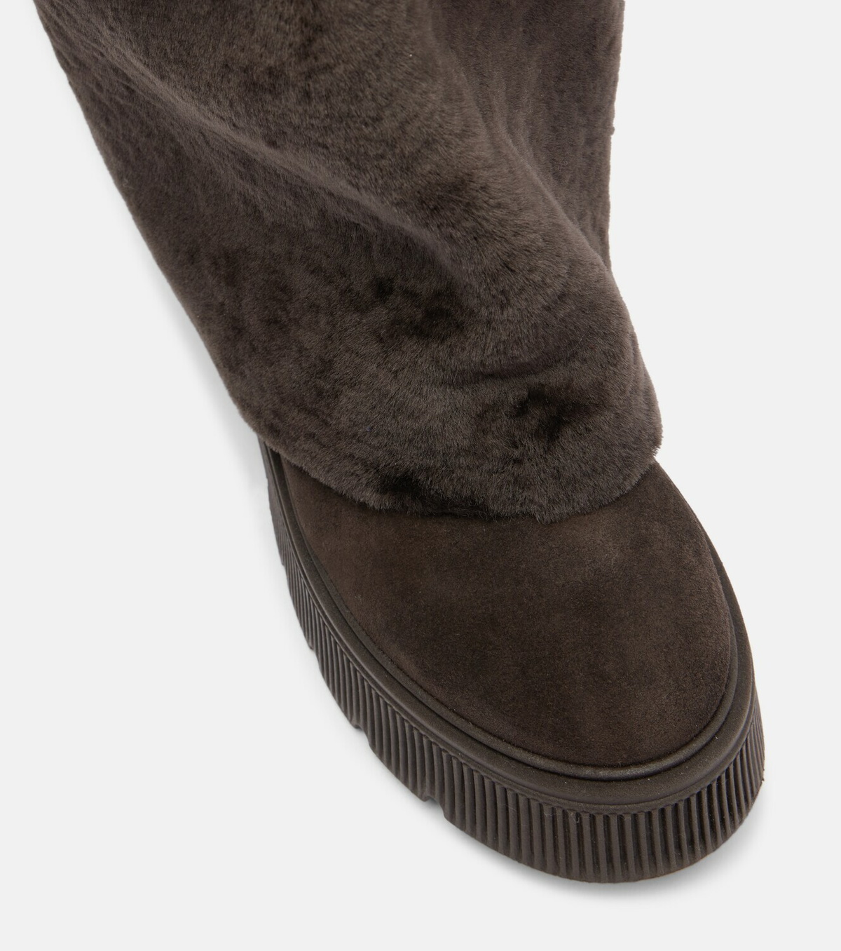 Bogner Turin shearling and suede boots