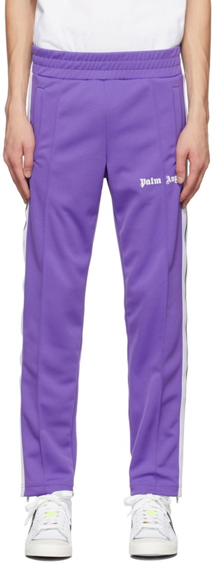 Photo: Palm Angels Purple Track Lounge Pants