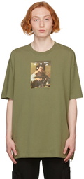 Off-White Khaki Slim Caravaggio Boy T-Shirt