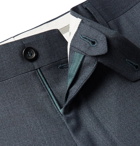 Canali - Slate-Blue Kei Slim-Fit Wool Suit Trousers - Blue