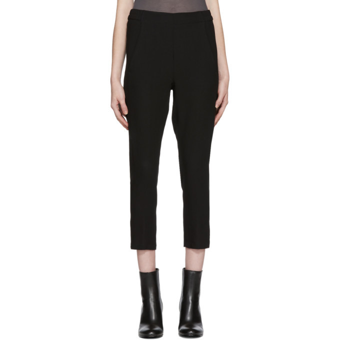 Photo: Ann Demeulemeester Black Slim Wool Trousers