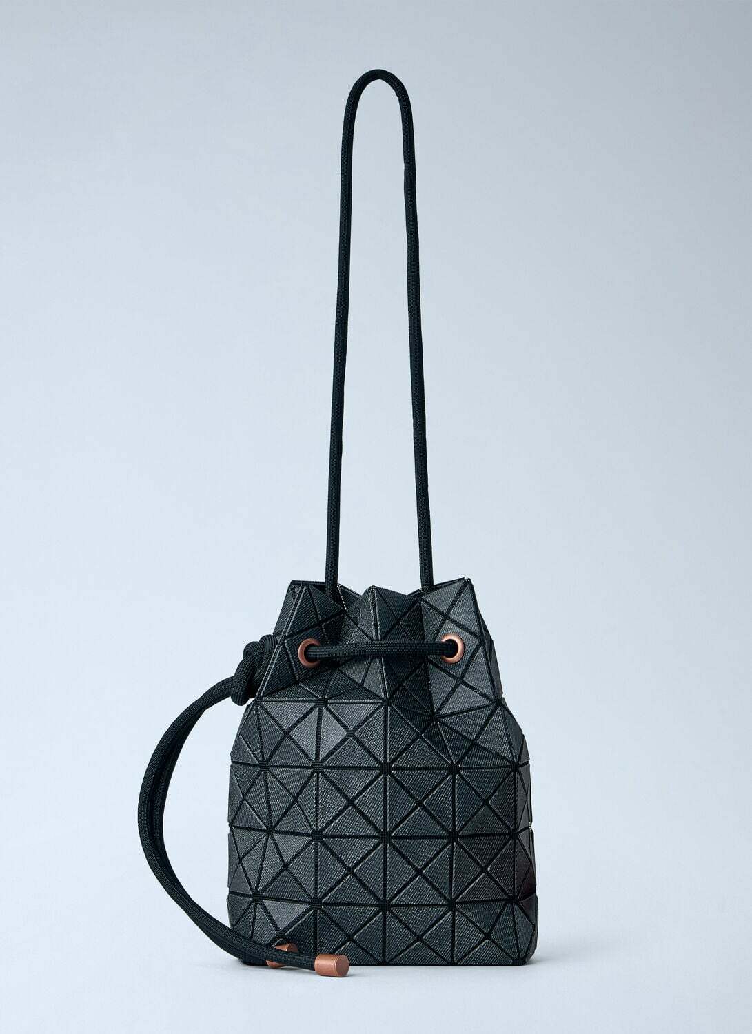 Bao Bao Issey Miyake Wring Denim Drawstring Bag