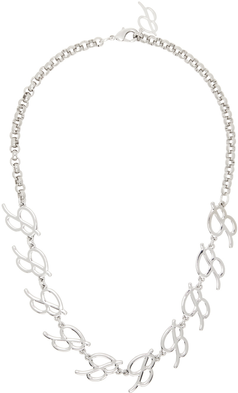 Blumarine Silver Collana B Choker Blumarine