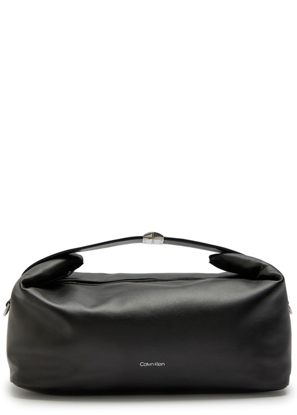 Photo: Calvin Klein Andy Leather top Handle bag - Black - One Size