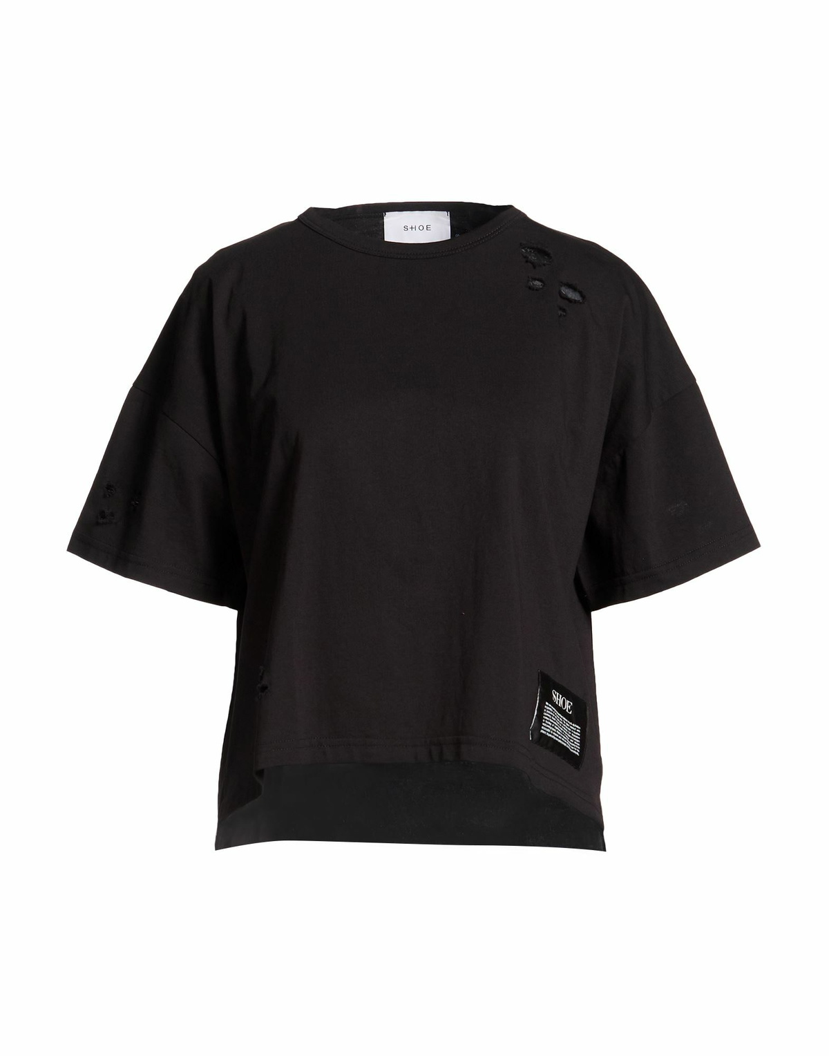 Shoe Womens T-shirt in Black