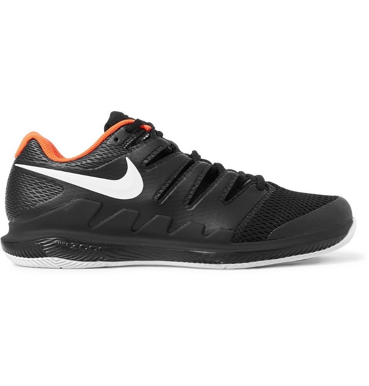 Photo: Nike Tennis - Air Zoom Vapor X Rubber and Mesh Tennis Sneakers - Men - Black
