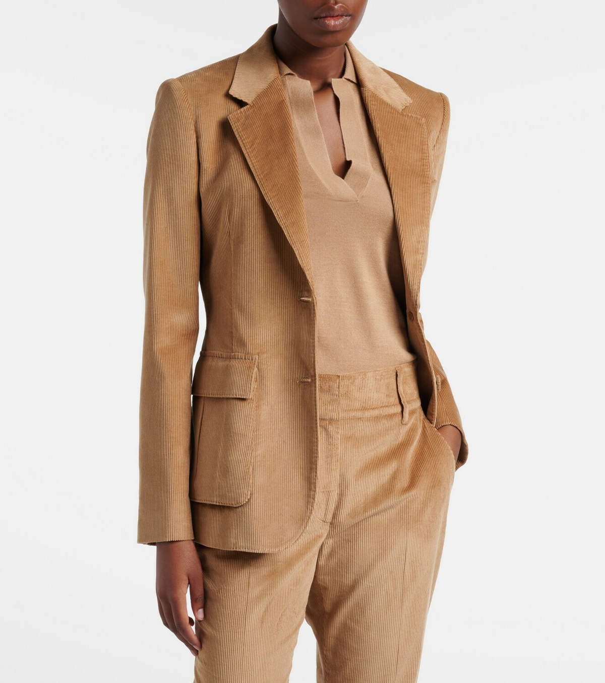 Gabriela Hearst Casius cashmere and silk polo shirt
