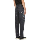 Simon Miller Grey Paint Splatter Jeans