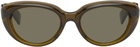 Saint Laurent Khaki SL 859 Sunglasses