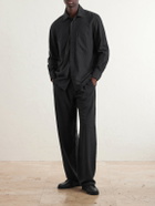 Saman Amel - Silk Overshirt - Black