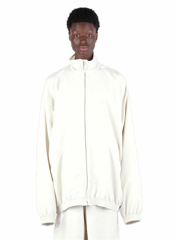 Photo: Oversized Track Jacket in White