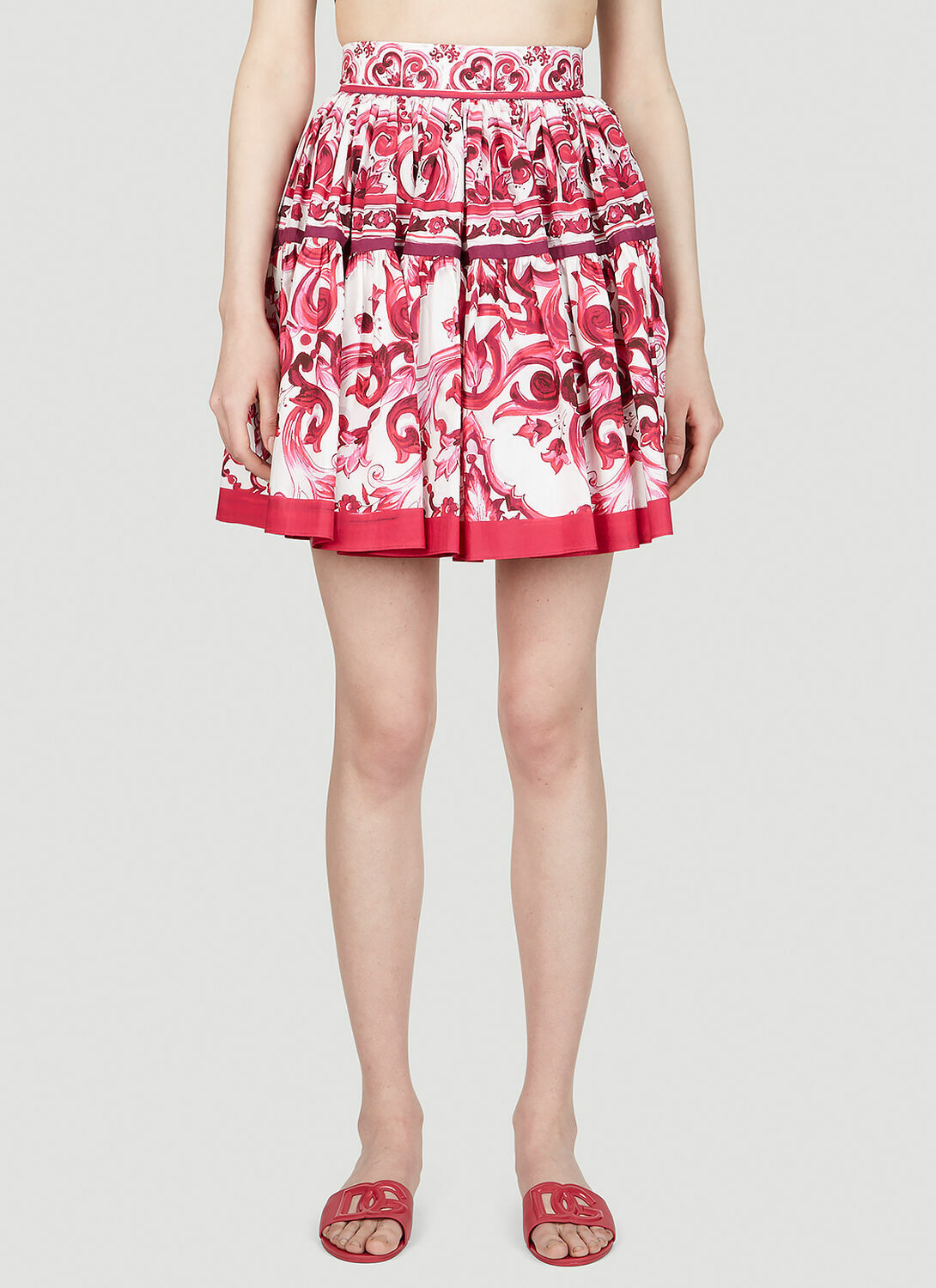 Dolce & Gabbana Majolica Print Skirt