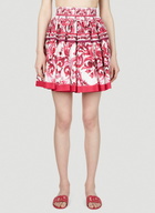 Dolce & Gabbana Majolica Print Skirt