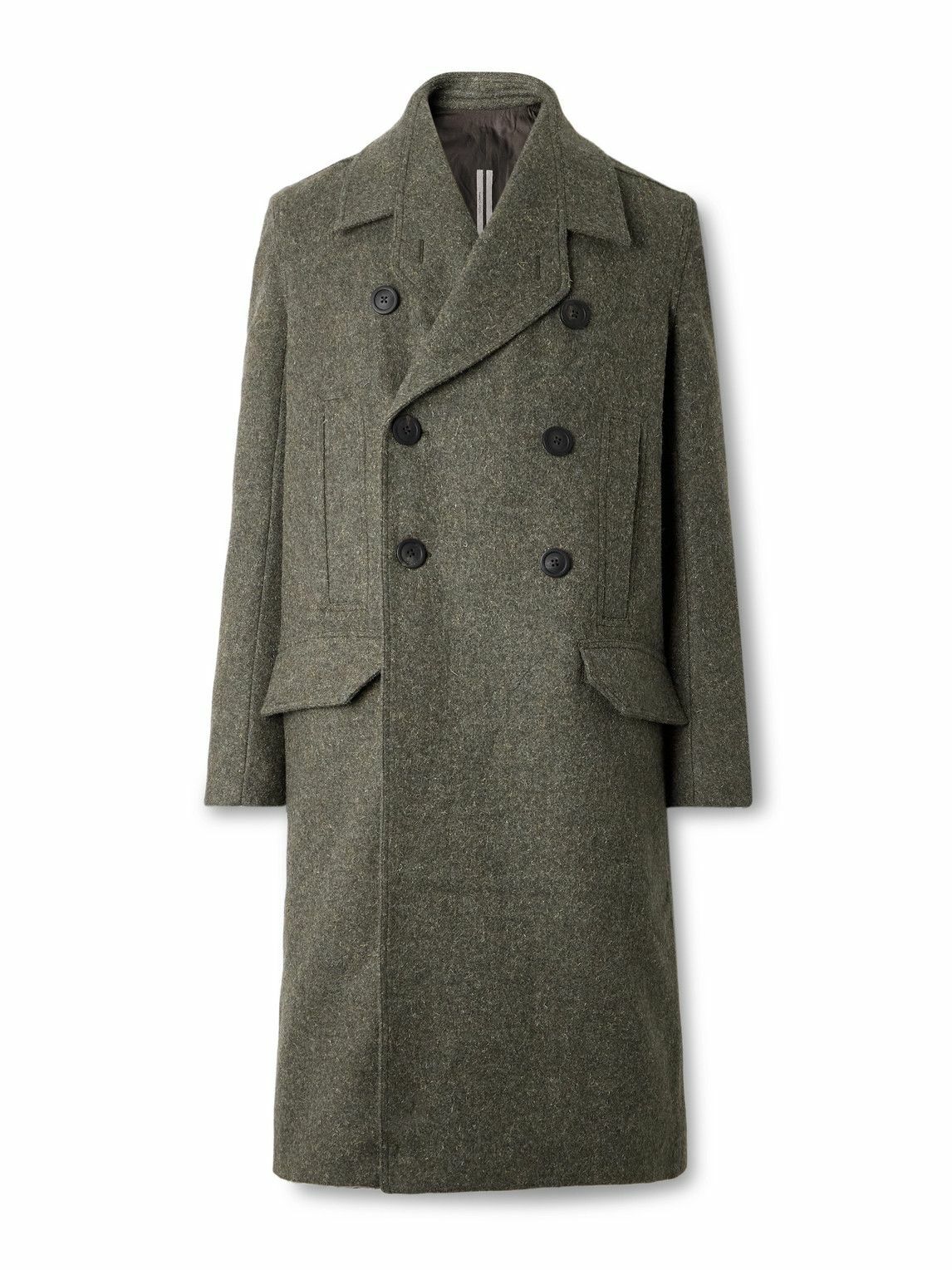 Rick Owens Black Fogpocket Neue Coat Rick Owens