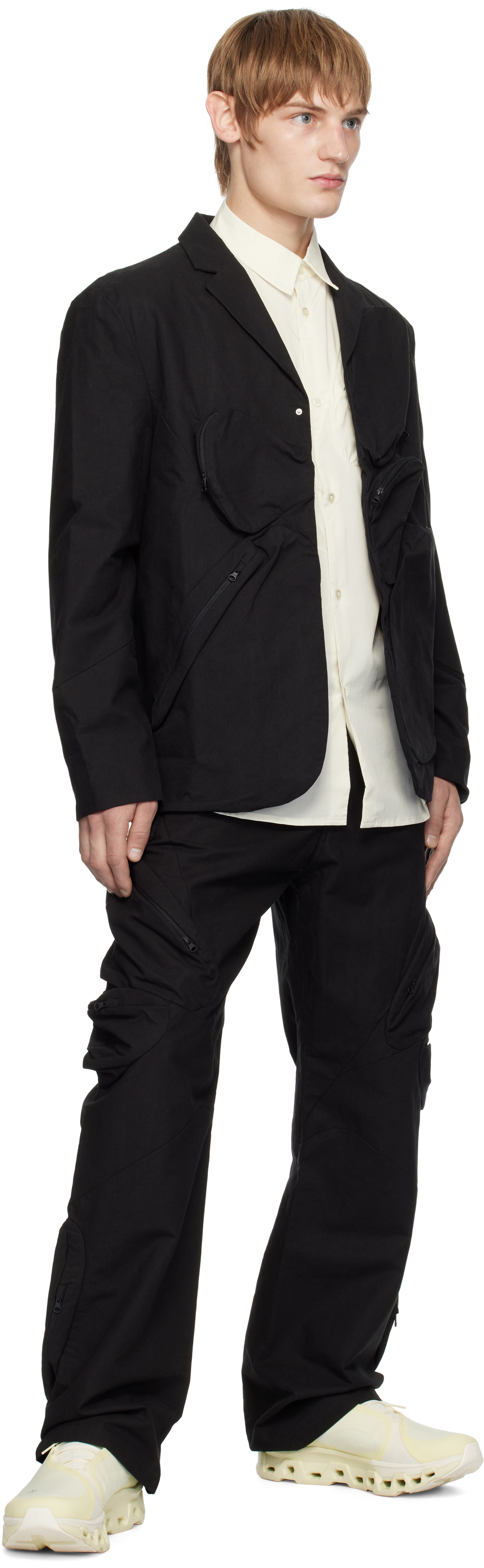POST ARCHIVE FACTION (PAF) Black 7.0 Center Blazer