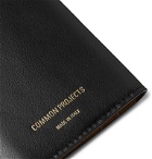 Common Projects - Logo-Print Leather Billfold Wallet - Black