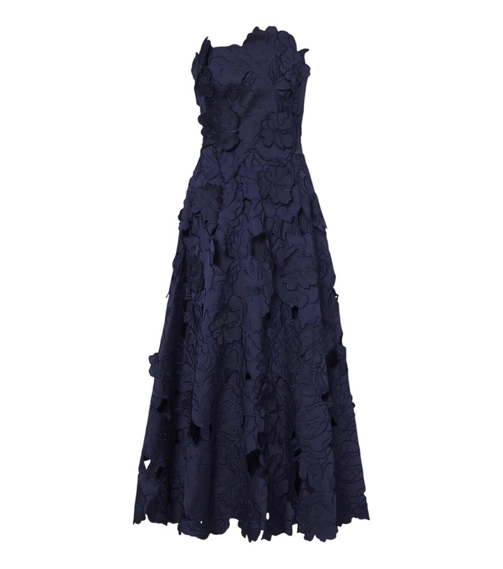 Photo: Costarellos Brissa floral embroidered cocktail dress