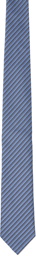 ZEGNA Blue Striped Tie