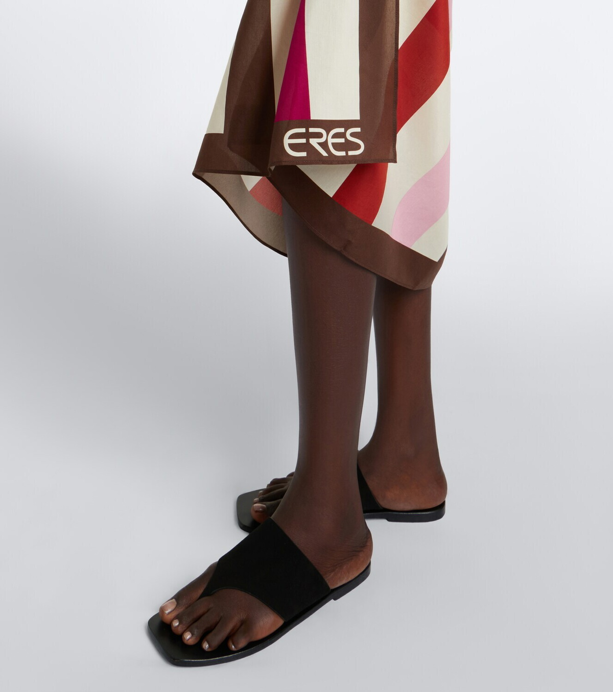 Eres Modernity cotton and silk beach cover-up