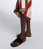 Eres Modernity cotton and silk beach cover-up