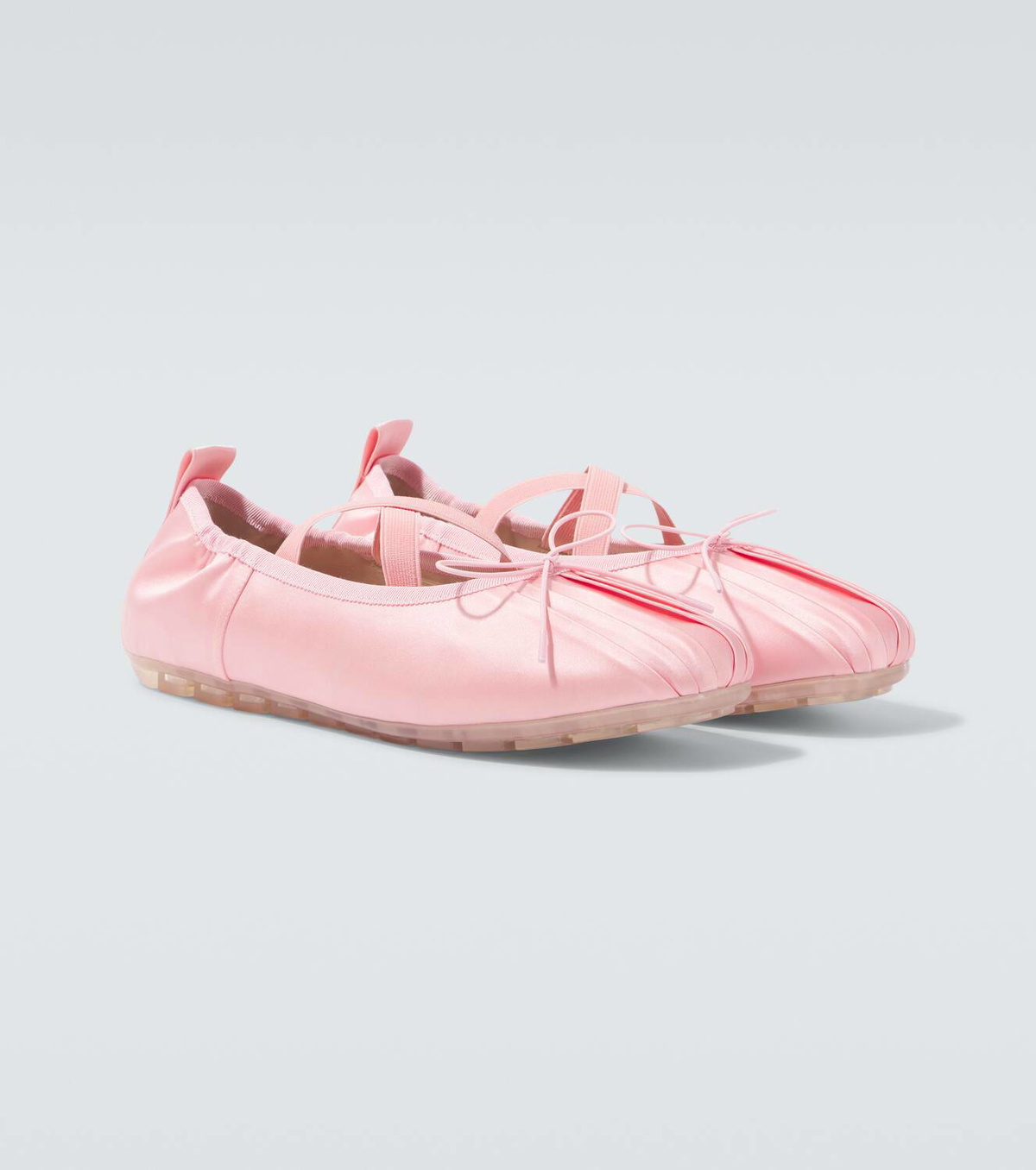 Simone Rocha Ballerina Grip pleated ballet flats