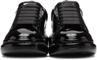 Alexander McQueen Black Patent Oversized Sneakers