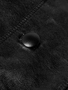 CELINE - Waxed-Leather Jacket - Black