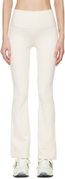 Alo Off-White Airbrush 7/8 Bootcut High-Rise Leggings