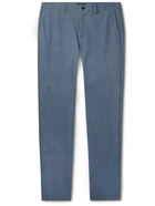 Theory - Zaine Straight-Leg Precision Ponte Trousers - Blue