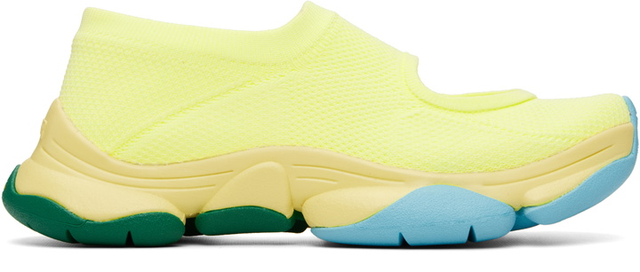 Photo: HOMME PLISSÉ ISSEY MIYAKE Yellow CAMPER Edition Karst Finch Sneakers