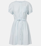 Loewe Paula's Ibiza Anagram cotton-blend shirt dress
