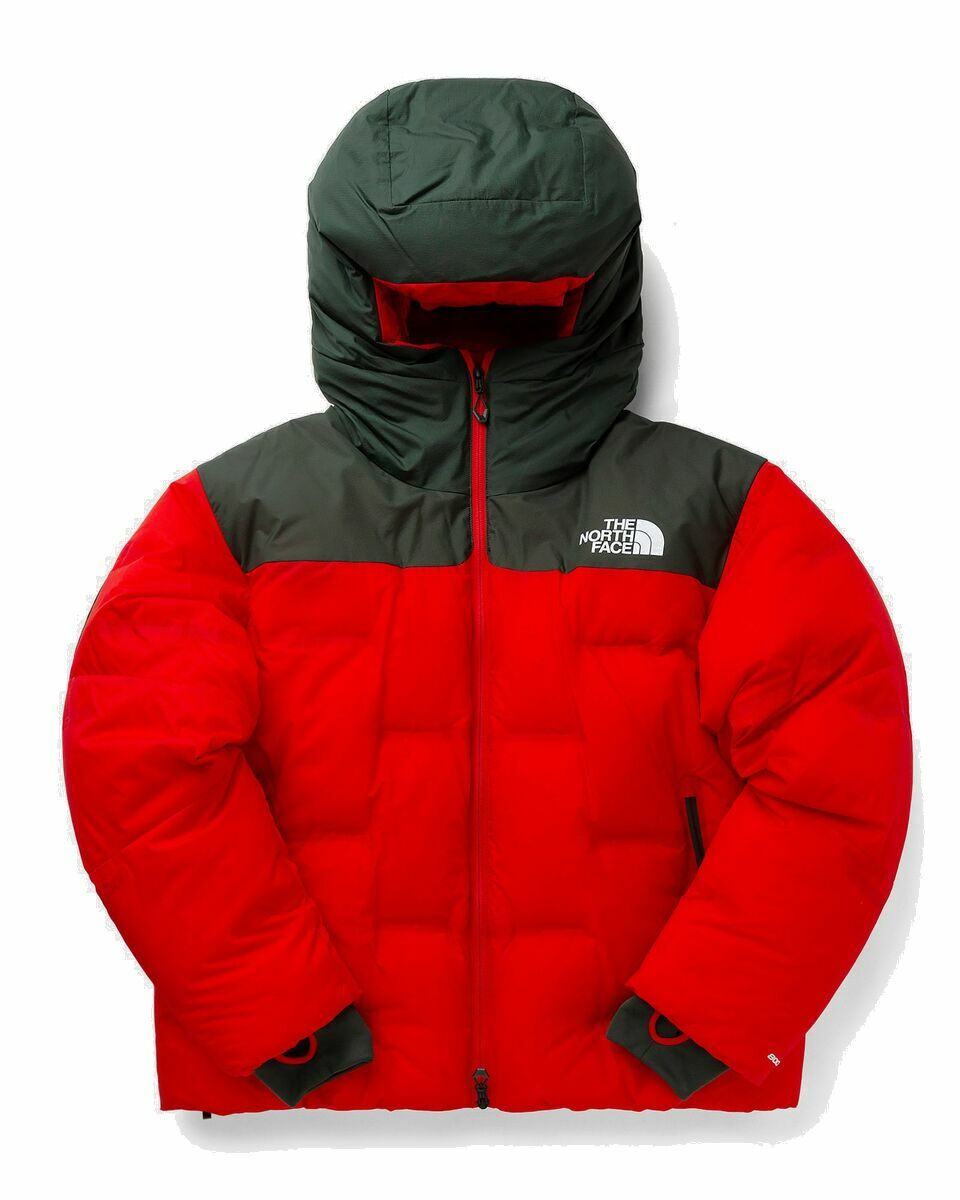 Photo: The North Face Tnf X Project U Cloud Down Nupste Green/Red - Mens - Down & Puffer Jackets