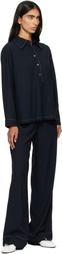 A.P.C. Navy Beauvoir Blouse