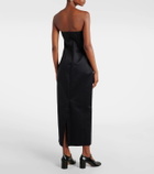 Entire Studios Chute satin midi dress