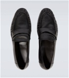 The Row Soft leather loafers