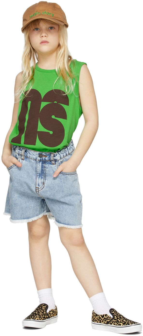 ボトムス mainstory Denim Short - Faded Blue 2 mainstory Denim Short - Faded Blue 2