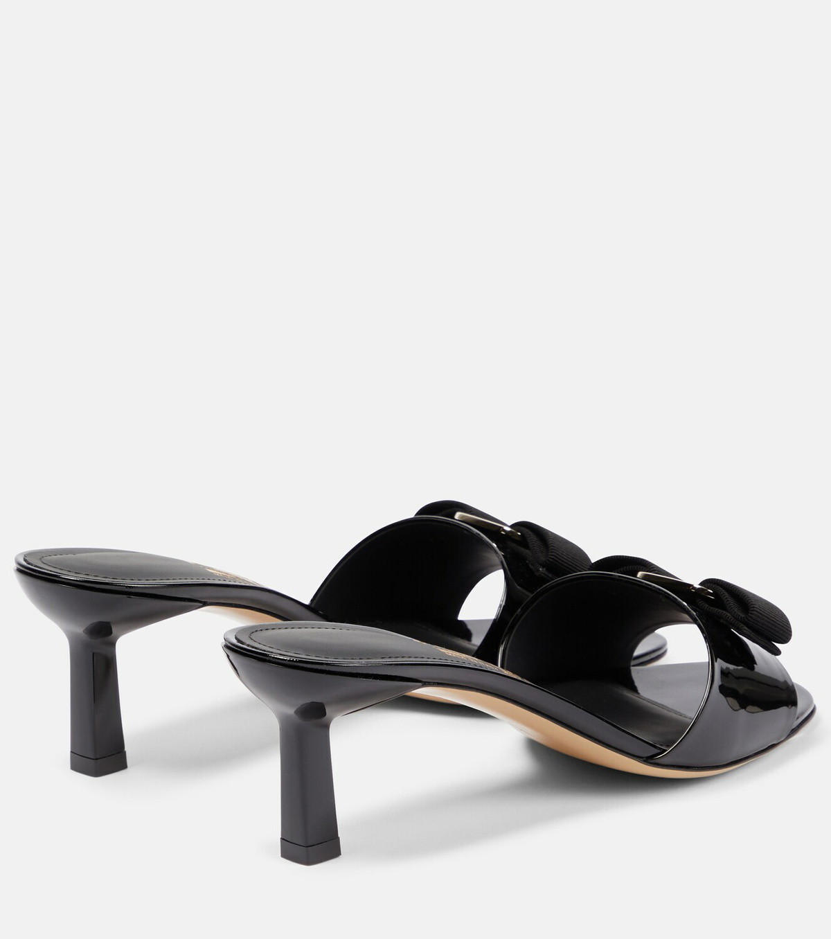Ferragamo - Glo patent leather mules Salvatore Ferragamo