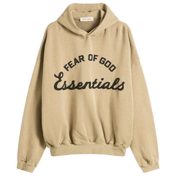 Photo: Fear of God ESSENTIALS Men's Training 90s Hoodie in Faded Dune