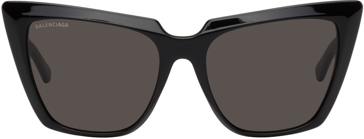 Photo: Balenciaga Black Cat-Eye Sunglasses