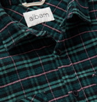 Albam - Checked Cotton-Flannel Shirt - Green